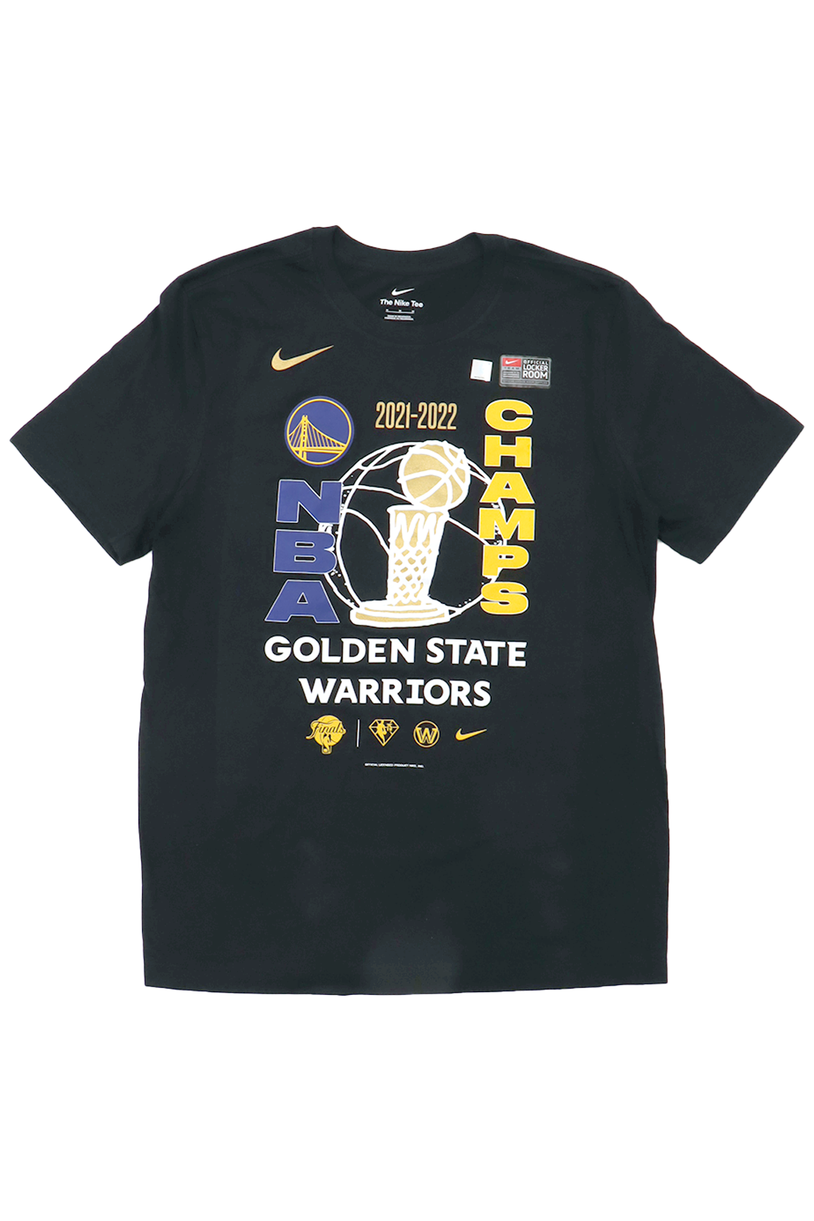 ウォリアーズ Tシャツ NBAファイナル2022 優勝記念 ロッカールーム 