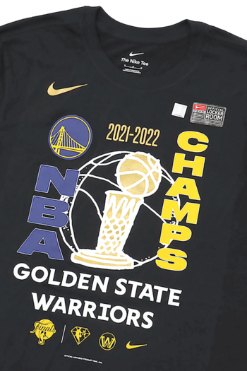 ウォリアーズ Tシャツ NBAファイナル2022 優勝記念 ロッカールーム